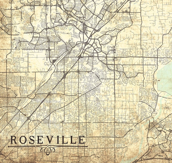 Roseville Ca Zip Code Map Map