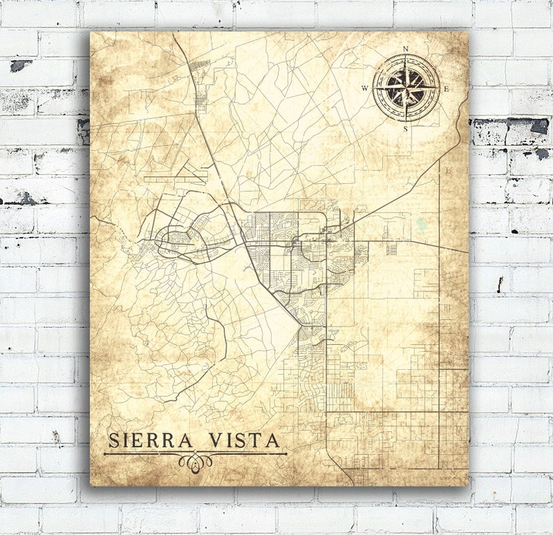 Map Of Sierra Vista Az Maping Resources