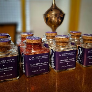 Herbal resins ritual spell incense