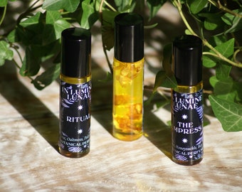 Botanical essential oils perfume oil