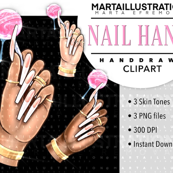 NAIL CLIPART, Nail PNG, Nail Polish ClipArt, Nail Hand ClipArt, Nail Logo, Planner Clipart, gel polish ClipArt, nail polish png