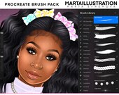 PROCREATE BRUSH PACK, procreate brushes, braid procreate brushes, braid brushes, jewelry procreate brushes, chain brush
