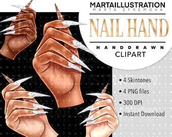 NAIL CLIPART, Nail PNG, Nail Polish ClipArt, Nail Hand ClipArt, Nail Logo, Planner Clipart, gel polish ClipArt, nail polish png