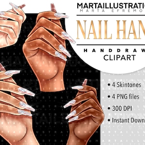 NAIL CLIPART, Nail PNG, Nail Polish ClipArt, Nail Hand ClipArt, Nail Logo, Planner Clipart, gel polish ClipArt, nail polish png