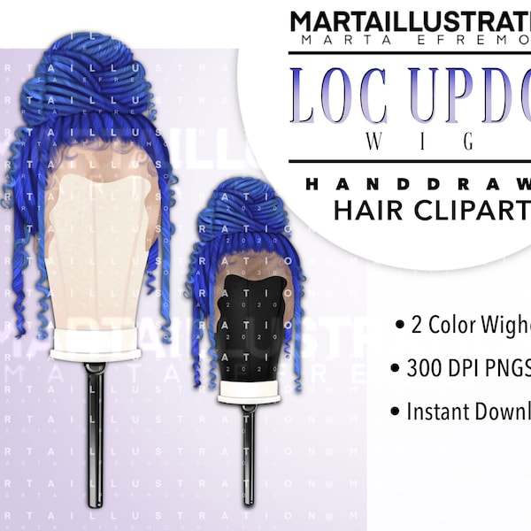 Hair Wig ClipArt, Loc Wig ClipArt, Hair Salon ClipArt, Wig Png, updo Wig ClipArt, Locs ClipArt, Locs png, Locs logo