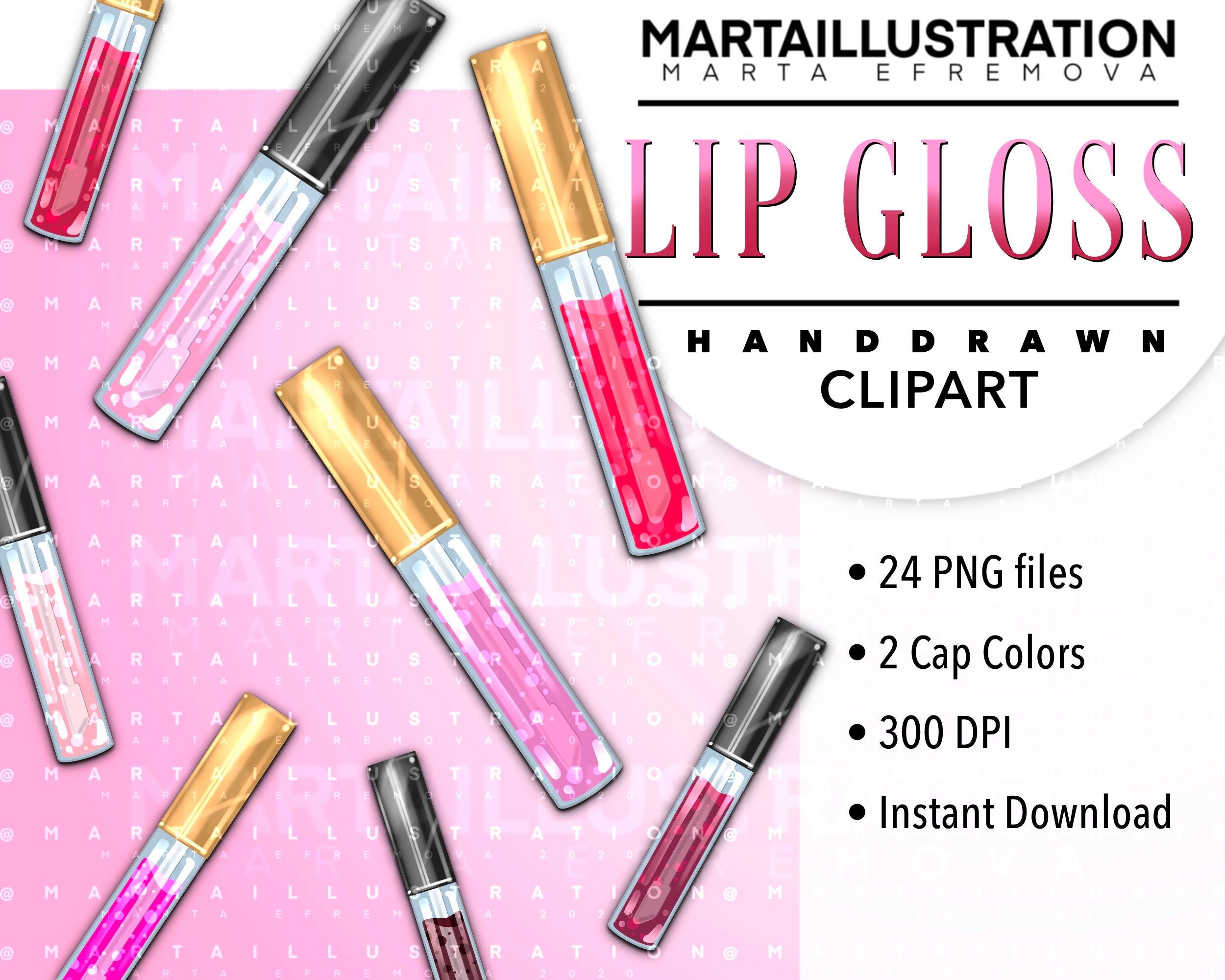GLAM LIPGLOSS ClipArt, GLITTER lipgloss, Makeup ClipArt, Glam ClipArt, makeup Png, Salon ClipArt, Beauty  ClipArt, makeup brush logo
