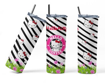20oz Garden Hello Kitty Tumbler | Enjoy Sanrio Drinkware | Gift for Her