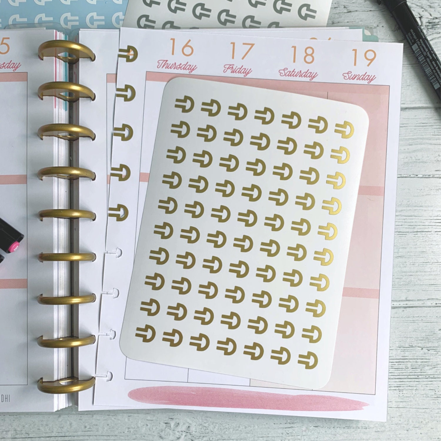 Ring Bound Planner Hole Reinforcer Hole Punch Sticker Hole Etsy UK