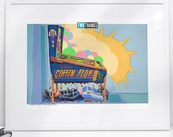 ITYSL Pinball Art Print – Comedy TV Show Mashup, 11x17