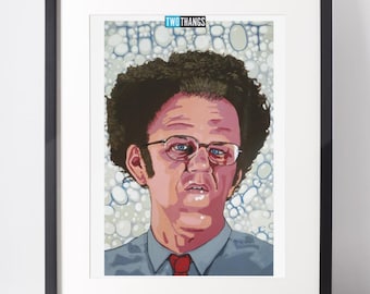 Dr. Steve Brule Art Print – Unique 11x17 Wall Art, Fun Decor for Fans of Comedy and Quirky Television! John C. Riley from Stepbrothers