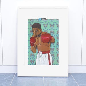 Muhammad Ali Art Print – Iconic 11x17 Wall Art, Inspirational Boxing Legend Decor, Perfect Gift for Sports Fans and Motivational Spaces