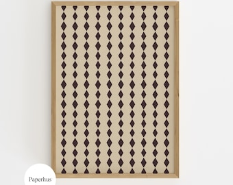 No Ai | Handmade Posters | Geometric Print (Digital Download)
