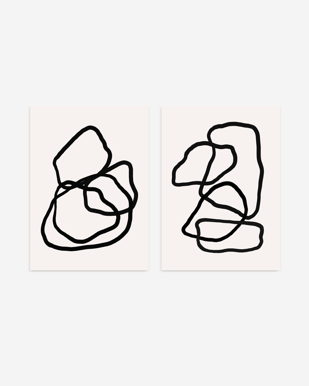 Abstract Line Art Print Set Minimalist Black And Beige Wall Decor For abstract-line-art-print-set-minimalist-black-and-beige-wall-decor-for