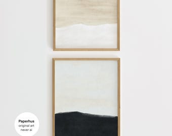 Nein Ai | Handgemachtes Poster | Scandi Flur Print Set | Minimale Ausdrucke