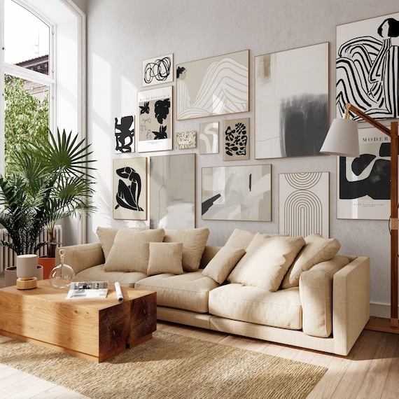 MEGA Bundle Modern Gallery Wall PRINTABLE Wall Art Set of Etsy India