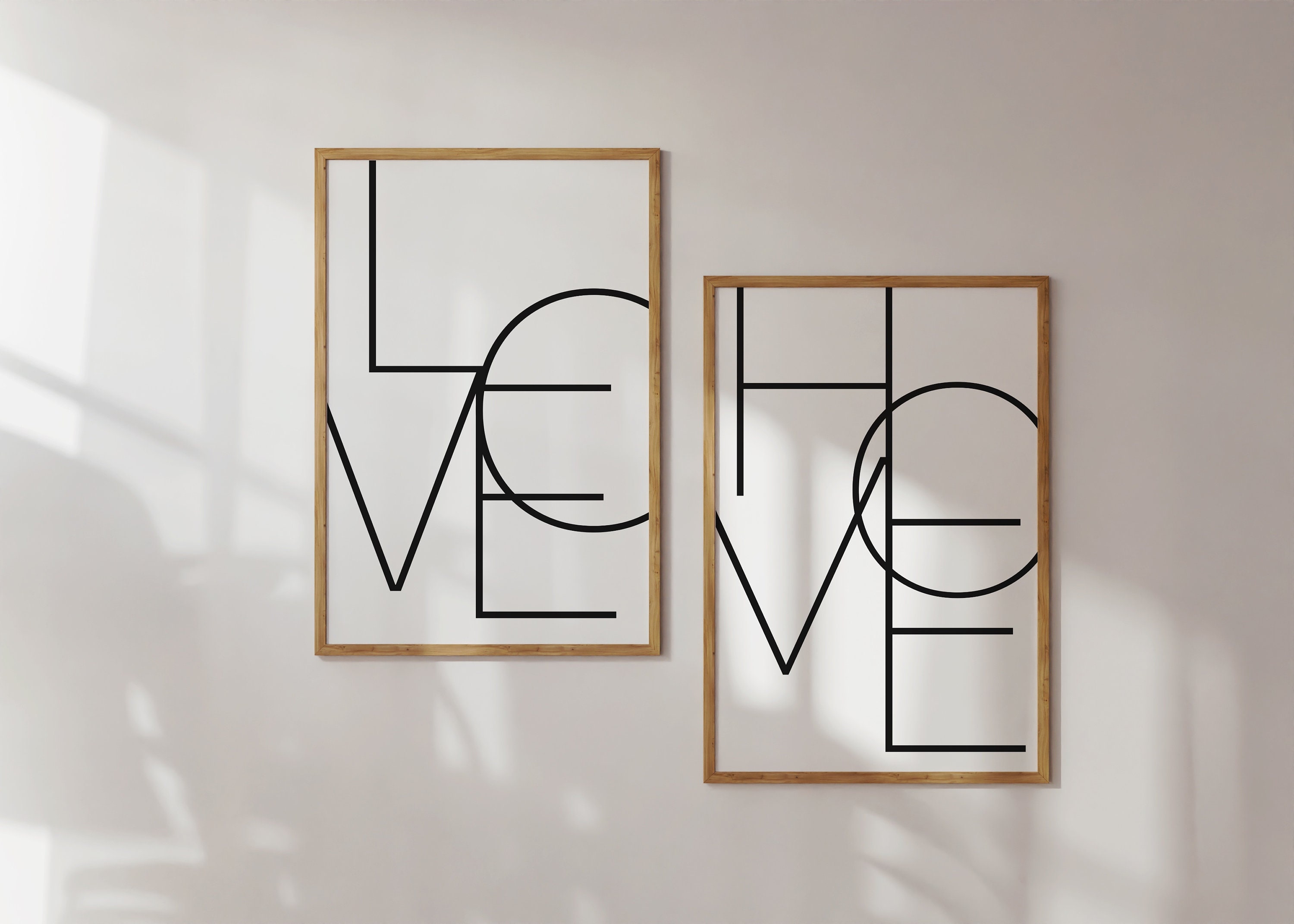 Black and White Gallery Wall Print Set of 7 PRINTABLE WALL - Etsy