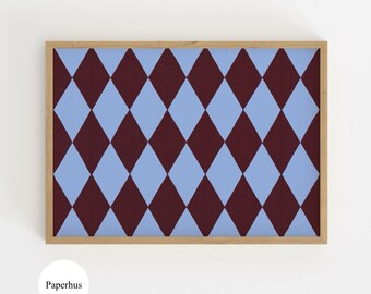 No Ai | Handmade Posters | Geometric Print (Digital Download)