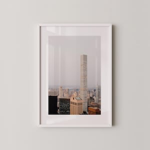 Impresión fotográfica de rascacielos de Nueva York / Arte moderno del horizonte de la ciudad de Nueva York / Arte mural moderno / Impresión de bellas artes / Impresiones fotográficas originales / P2P