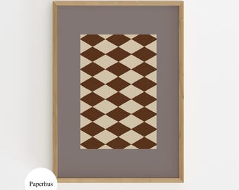 No Ai | Handmade Posters | Geometric Print (Digital Download)