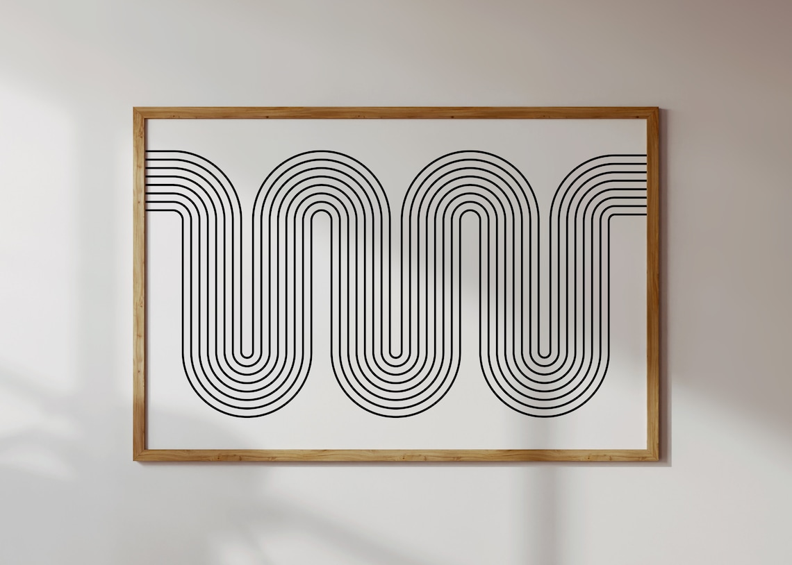 Black and White Gallery Wall Print Set of 7 PRINTABLE WALL - Etsy