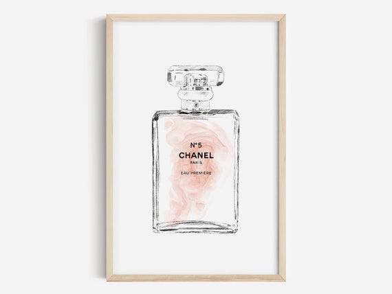 Chanel art Large Chanel wall art coco Chanel poster coco | Etsy