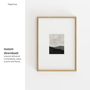 Neutral Abstract Gallery Wall Art Set, Minimalist Prints (Digital Download) image 2