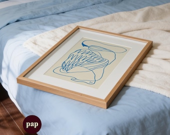 Abstract Line Figurative Print | Handmade poster | Original Art | Human made Printable’s By Paperhus
