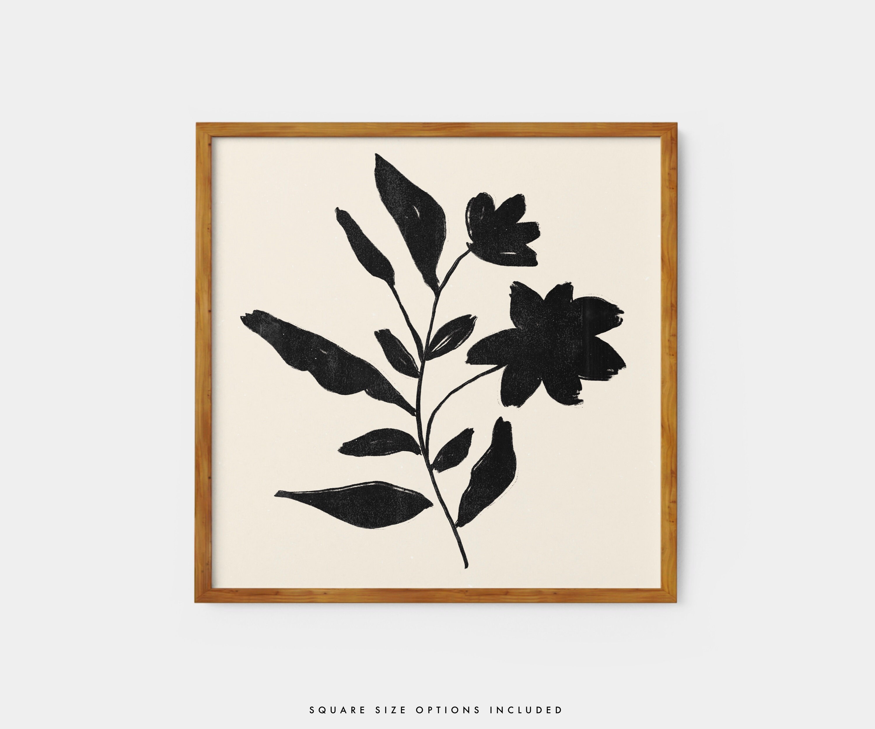 Black Abstract Art Print Vintage Abstract Art Printable Art Etsy