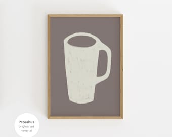 No Ai | Handmade Posters | Coffee Mug Print  (Digital Download)