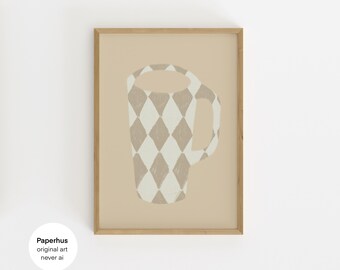 No Ai | Handmade Posters | Coffee Mug Print  (Digital Download)