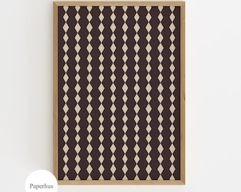 No Ai | Handmade Posters | Geometric Print (Digital Download)
