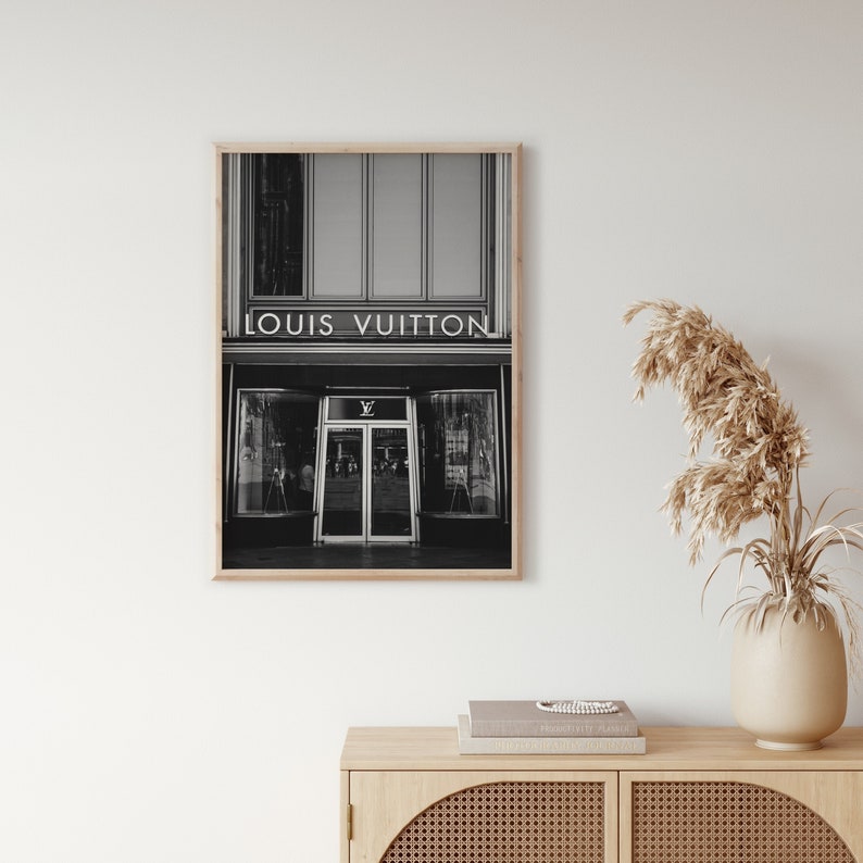 Louis Vuitton Print Fashion Wall Art Fashion Store Fashion | Etsy
