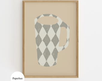 No Ai | Handmade Posters | Coffee Mug Print  (Digital Download)