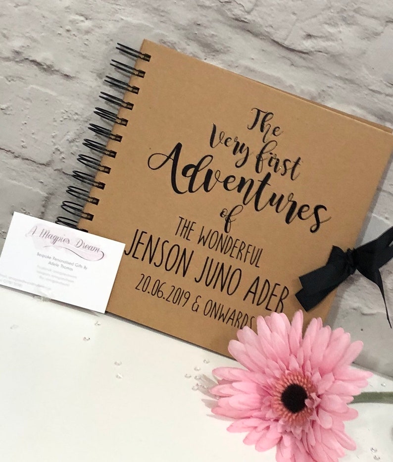 Baby Memory Book New Baby Scrap Book Personalised Keepsake Etsy UK