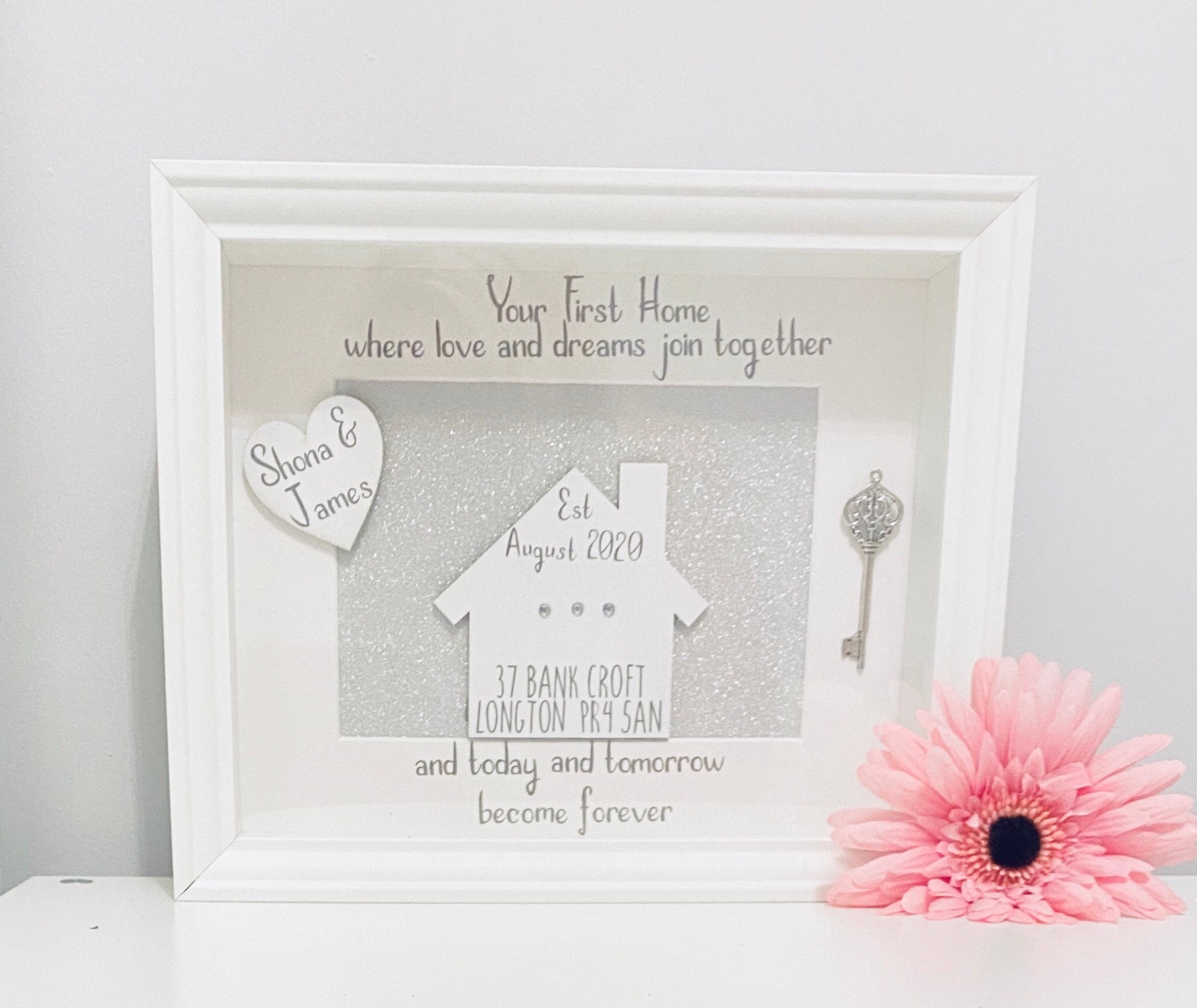 Personalised New home frame New home Gift Moving in Etsy