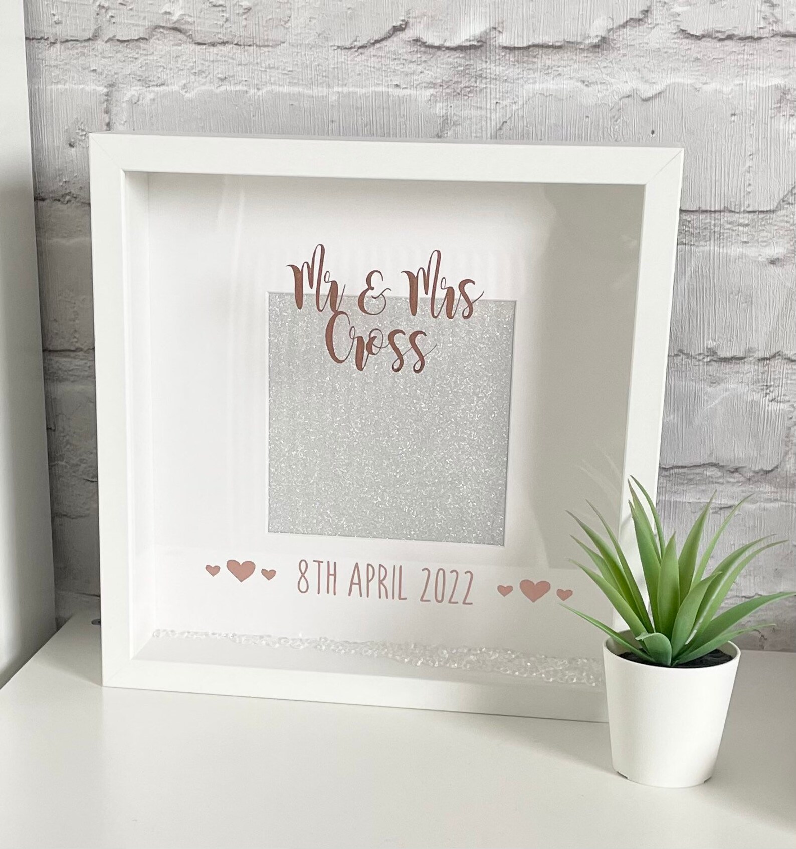 Personalised Wedding Photo Frame Wedding Gift Etsy UK