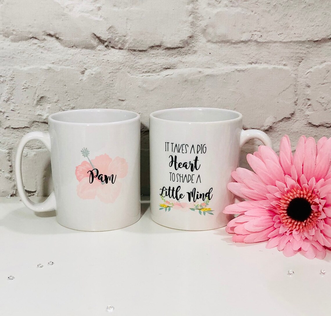 Personalised Teacher Mug Preschool Teacher Gift. Birthday Etsy UK