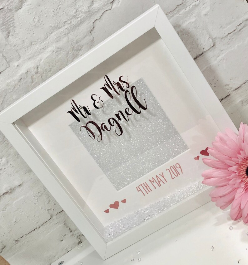 Personalised Wedding Photo Frame Wedding Gift Etsy UK