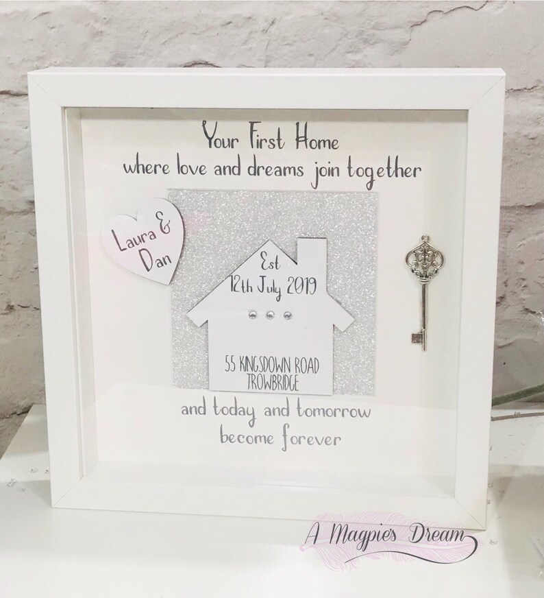 Personalised New Home Frame New Home Gift Moving in Etsy UK