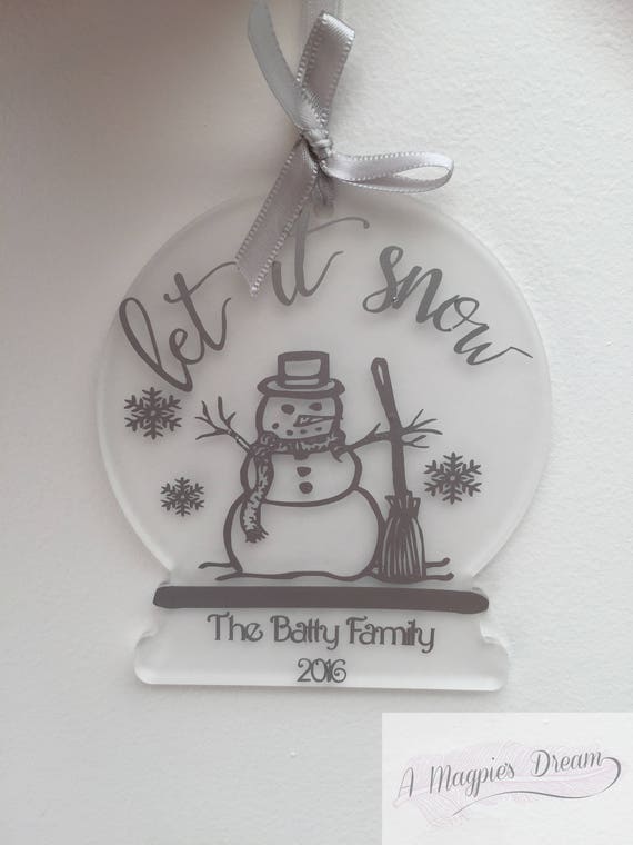 Personalised Family Christmas Tree Decoration Christmas Etsy