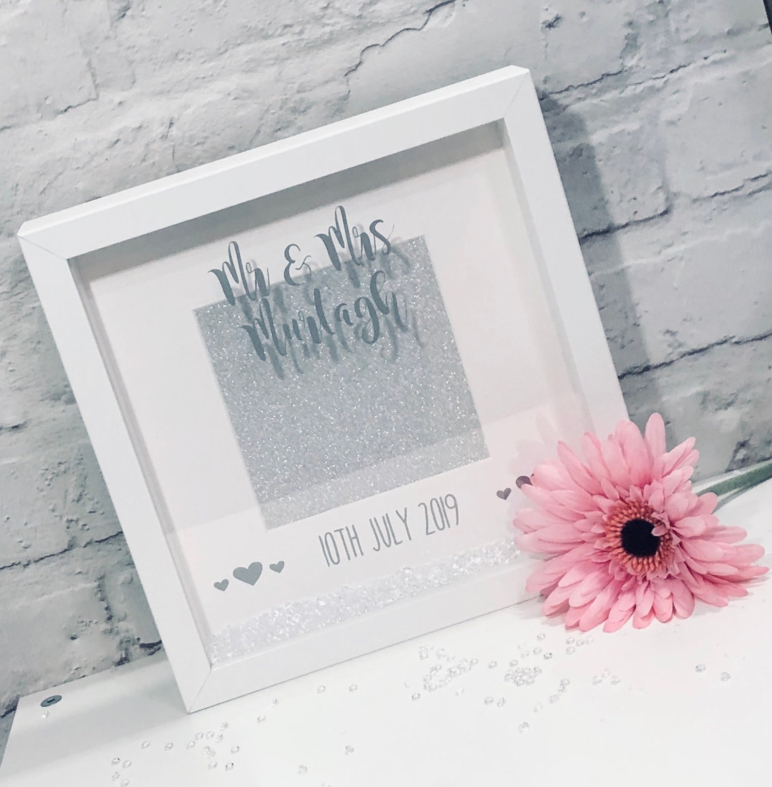 Personalised Wedding Photo Frame Wedding Gift Etsy UK