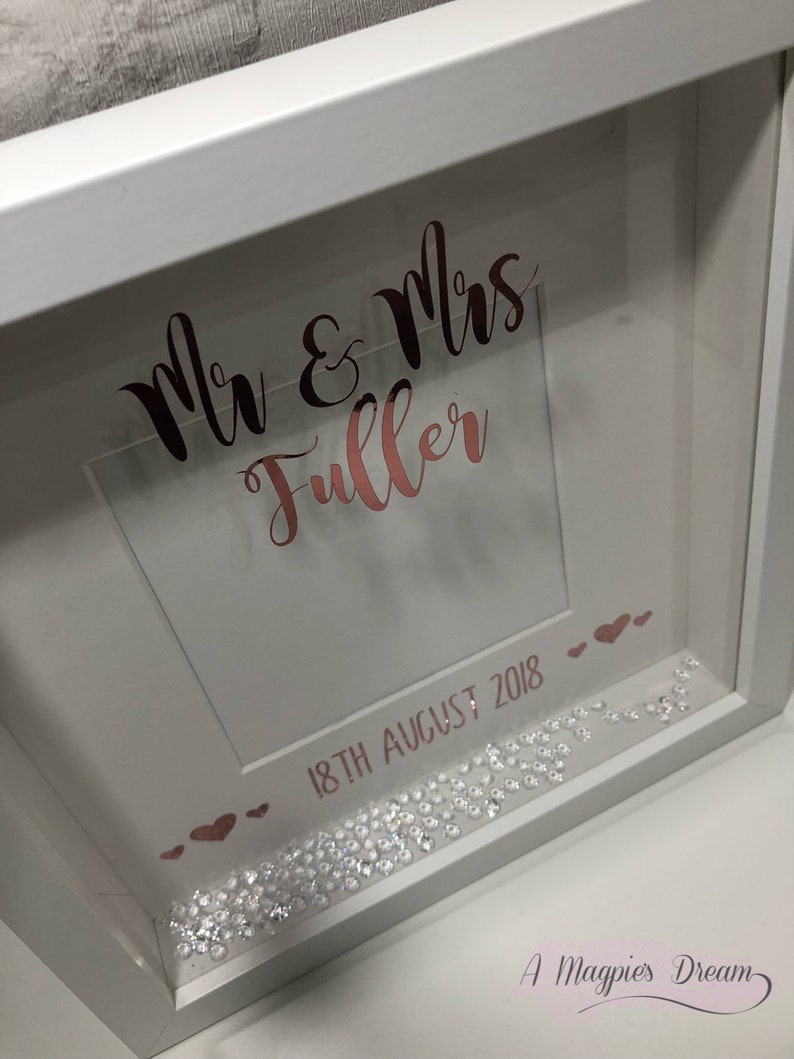 Personalised Wedding Photo Frame Wedding Gift Etsy UK