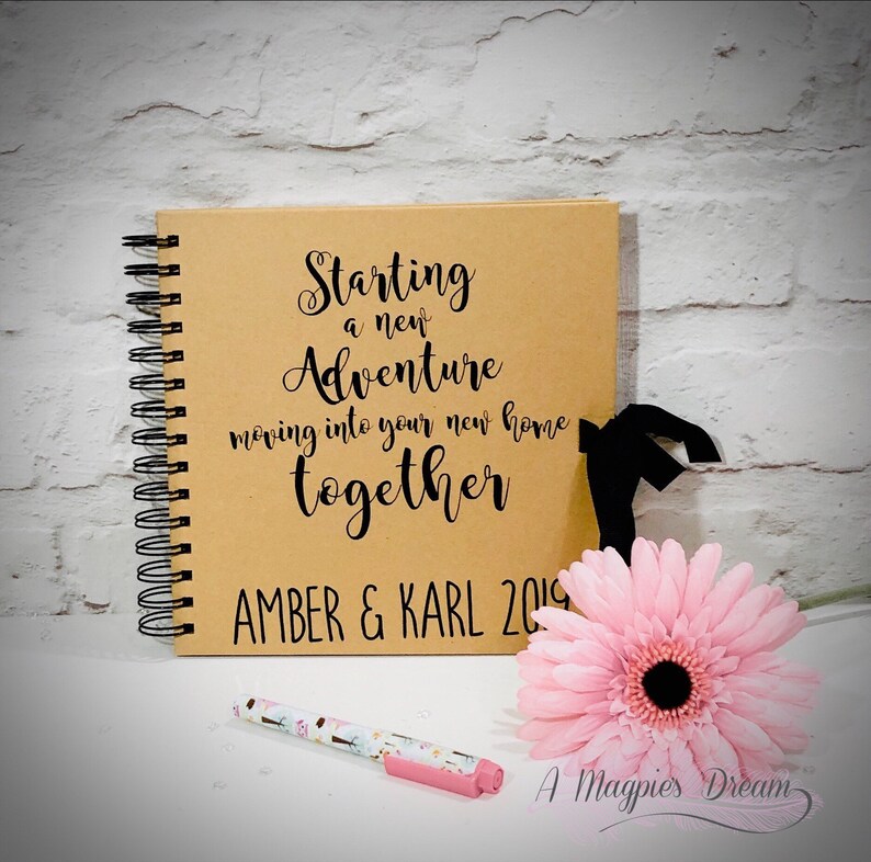 New Home Memory Book Scrapbook Personalised Keepsake Book Etsy UK