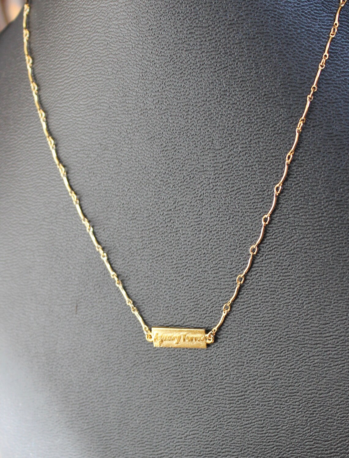Gold Chain Necklace, Gold Layering Chain, Gold Bar Chain, Gold Pendant ...