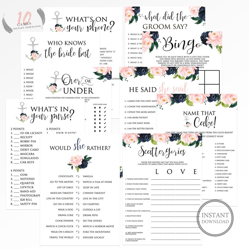 Nautical Bridal Shower - Etsy