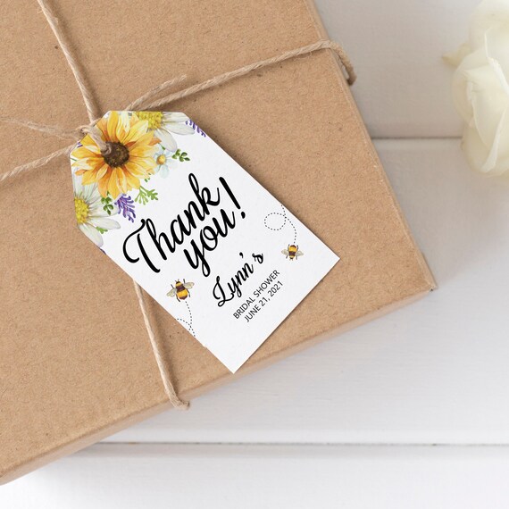 Bee Favor Tags | Bee Bridal Shower Favor Tag | Bride to Bee | Printable or Printed Il_570xn