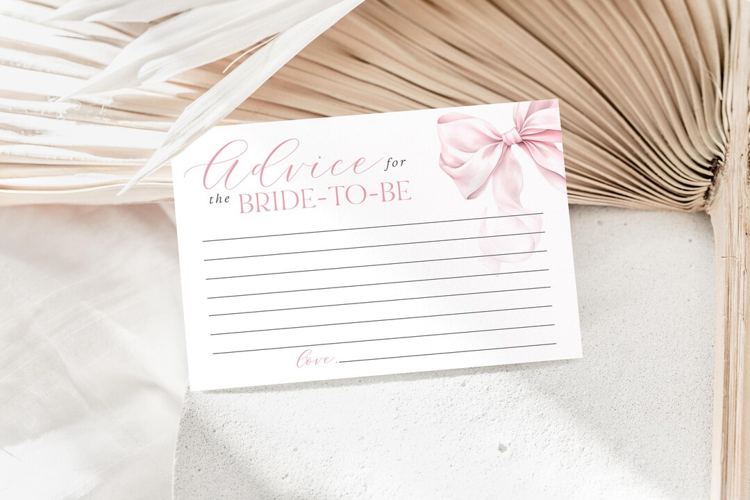 Boho Advice And Wishes For The Mr And Mrs - 50 Packs Wedding Advice...