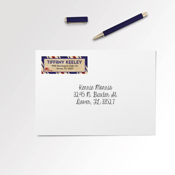 Vintage Airplane Address Labels | Airplane Baby Shower Return Labels | Return Labels | Printable Return Labels | Baby Shower Decor Il_570xn