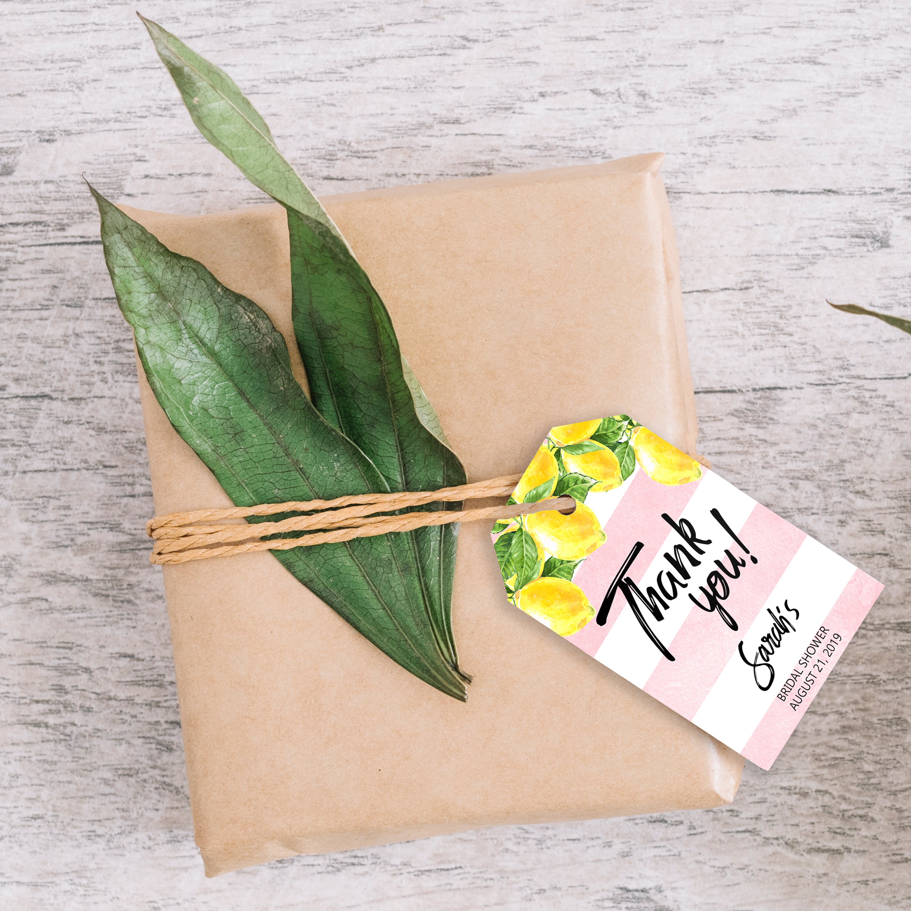 Lemon Favor Tags | Lemon Bridal Shower Favor Tag | She Found Her Main ...