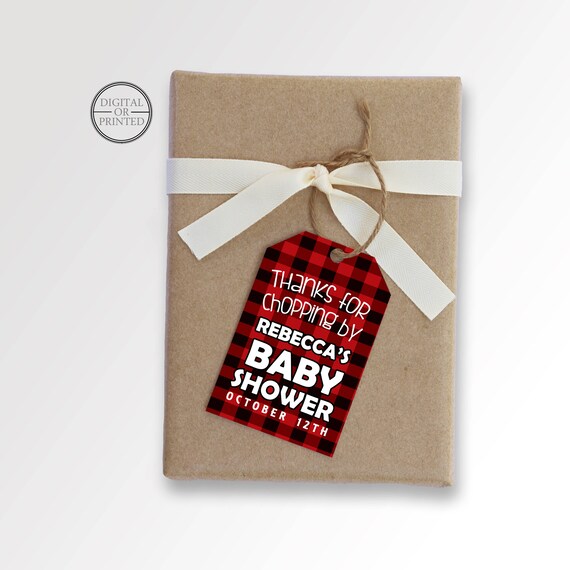 Lumberjack Favor Tags | Lumberjack Shower Favor Tag | Favor Tag | Buffalo Jack Themed party decor | Printable | Lumberjack Onesie Tag Il_570xn